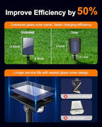 6 Pack Color Changing Solar Power Spot Lights for Halloween Decorations LED - Image 6
