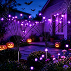 Swaying Solar Firefly Light Outdoor, 4 Pack Purple Firefly Lights by Unknown