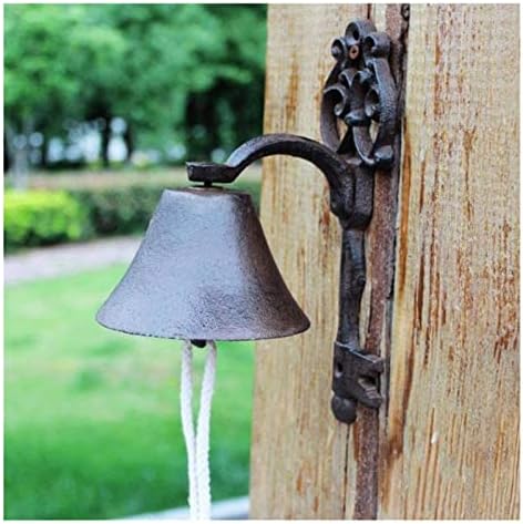 Cast Iron Door Bell, Cast Iron Dinner Bell, Classic Dinner Bell Wind Chime Hanging Perfect for Wall Decor by Unknown