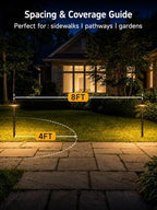 Gardenreet Solid Brass Low Voltage Hat-Top Path Light, Black, G4 2700K 4Pk - Image 6
