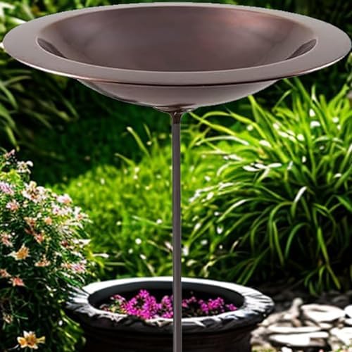 Classic II Birdbath with Stake – Outdoor Garden Bird Bath Bowl for Attracting Birds – Weather-Resistant, Easy Installation, Metal Stake Included - Image 3