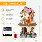 Fairy Garden House,Fairy House,8.3in,Fairy Garden Accessories,Solar - Image 2