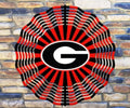 Liberty Flags & Gifts 8 Inch Georgia Football Basketball Sports Hanging Wind Spinner Yard Decor Aluminum Sublimated Garden Art Indoor Outdoor 3D Kinetic 8rws-118, Blue by Unknown