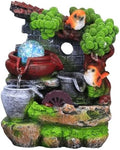 Waterfall Tabletop Fountain Resin Water Fountain Small Fountain Water Ornament Living Room Home Decoration Indoor Fountain by Unknown