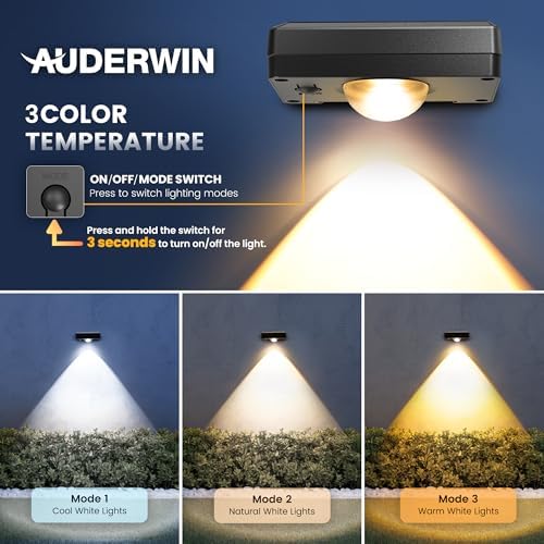 Solar Fence Lights Outdoor Waterproof, Fence Lights Solar Powered 16 Pack - Image 2