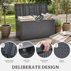 YITAHOME 95 Gallon Outdoor Storage Deck Box - Image 3
