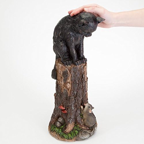 Bits and Pieces - Cat & Mouse Garden Statue - Image 5