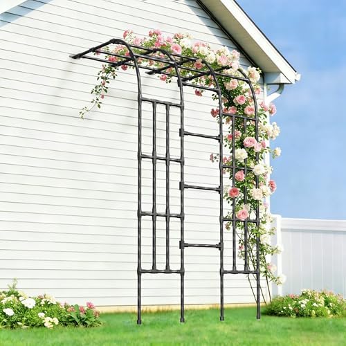 Half Side Garden Arch Trellis,1.97FT×8.53FT - Image 6