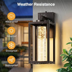 VIANIS Large ORB Bronze Exterior Lighting Fixtures Wall Mount for House - Image 6