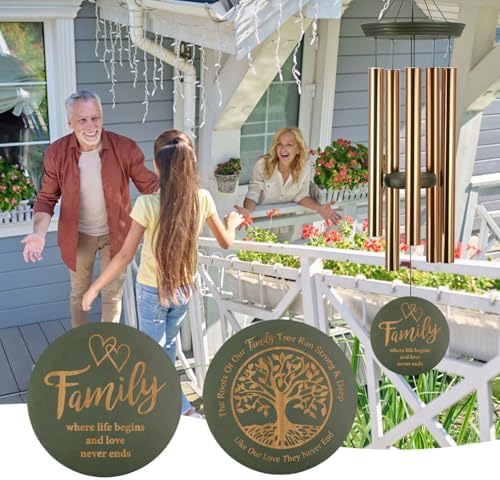 Astarin's Tree of Life Wind Chimes 36in Outdoor Garden Decor - Image 3