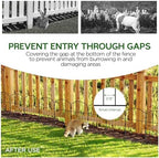 Goovilla Garden Fence, Total 20ft(L) x 24in(H), 19 Pcs, Rustproof Metal - Image 5