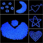Sasylvia 4000 Pcs Glow in The Dark Rocks Blue Garden Glow Rocks - Image 5