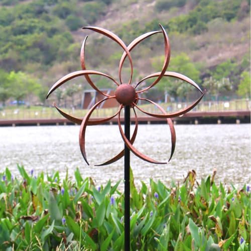 Wind Spinner Outdoor Metal Wind Sculptures for Yard and Garden - Image 4