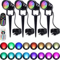 SUNVIE Halloween Spotlights Outdoor Waterproof 12W RGB LED Landscape Lights by SUNVIE