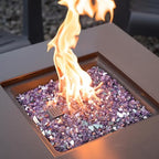 Mr. Fireglass 10 lbs High Luster Fire Pit Glass, 1/2 Inch Reflective Purple - Image 4