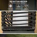 Solar Floor Lamp, Outdoor Rattan Garden Lantern for Pathway and Driveway - Image 6