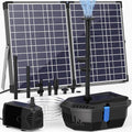 NFESOLAR 30W Solar Pond Pump with Pond Filter for Ponds up to 600 Gallons by NFESOLAR