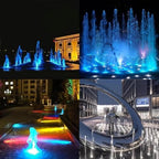 Ring Fountain RGB Light - Recessed Underwater Lights, 12V Low Voltage Middle Hole Pond Lighting, IP68 Waterproof Submersible Fountain Spotlight, For Underwater Landscape Decorative(White,24W(12v)) - Image 6