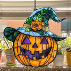 Funny Witch Jack-o'-Lantern Acrylic Suncatcher - Image 4