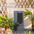 28H Modern Indoor/Outdoor Water Fountain with Soothing LED Light - Image 6