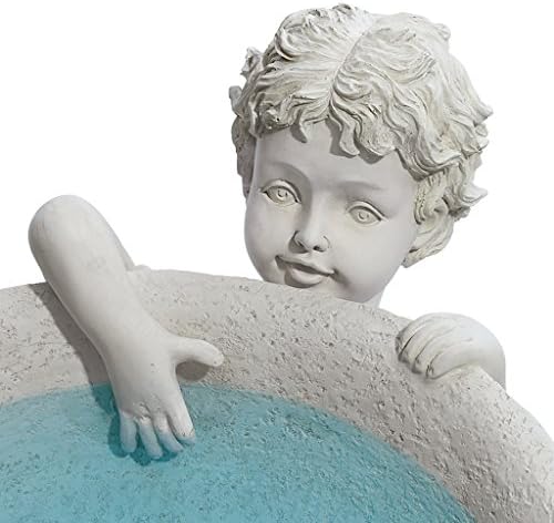 Design Toscano EU1392 Summer's Splash Sculptural Birdbath,antique stone - Image 3