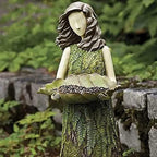 Fairy Tale Forest Girl Bird Feeder Garden Statue-Yard Lawn Decoration Sculpture-Resin Home Decorations Lawn Decorations - Image 3