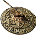 Brass Sundial Clock for Garden Yard Outdoor | Handmade Vintage Brass Large Sundial Clock Perfect for Beloved Ones | Home Decor Gift for Couples Anniversary Parents Grandparents - Image 2