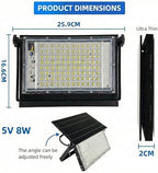 JIXNING Foldable Solar Flood Lights Outdoor with Remote Control, 6500K Waterproof Dusk to Dawn Solar Powered Security Light, Portable Adjustable LED Spotlights for Yard, Garden - Image 7