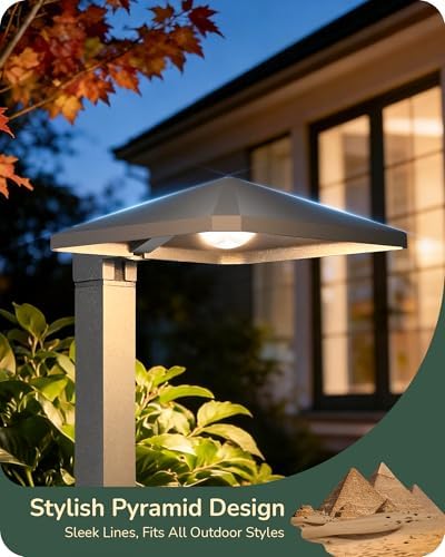 EDISHINE Low Voltage Landscape Lighting, LED Pathway Lights, 6 Pack - Image 2