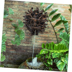 Dragon Head Fountain Decor Resin Wall Mount for Outdoor Villa - Image 3