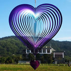 DJUAN Heart Wind Spinners for Yard and Garden, Gifts for Women, Grandma, Mom, Daughter, Wife, Aunt, Sister, Wind Chimes for Outside, Christmas Decoration - Image 2