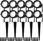 5W Spot Lights Outdoor 5000K Daylight White Flag Pole Light 12V~24V AC/DC LED Landscape Spotlights, Waterproof Low Voltage Landscape Lighting for Yar (10) by EAGLOD