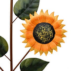 35.4" H Metal Sunflower Garden Stake, Weather Proof Flower Stake for Spring Decor Yard Art Garden Decorations for Outdoor Patio, Lawn, Yard, Pathway Walkway - Image 6