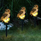 Ulalaza Outdoor Solar Lights Owl Shape Solar Powered LED Lamp Waterproof Garden Lights Stake Lights for Walkway - Image 6
