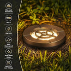 LOHAS Brass Low Voltage Landscape Well Lights, Outdoor In Ground Lights - Image 6
