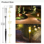 LED Pathway Lights, 4.8W 12V AC/DC Low Voltage Path Lights, 570 Lumen 6 Pack Extendable Outdoor Landscape Lighting IP65 Waterproof Garden Lights for Yard Walkway Driveway, 2700K - Image 6
