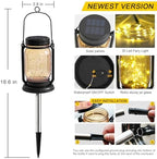4Pack Mason jar Lanterns& 2Pack Solar Replacement Tops - Image 2