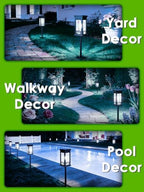 LORRYTE Solar Pathway Lights Outdoor Waterproof, 10 Pack Path Lights - Image 5