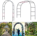 Thickened Tube Garden Arch Trellis - Metal Garden Arbor for Climbing Plants by Unknown