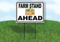 Farm Stand Ahead Black Border Double Sided 18X24 by WorkHouseSigns