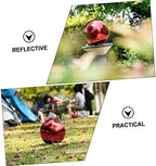 Colored Reflective Gazing Ball Polished Garden Decor Decorative Mirror Globe for Outdoor Spaces Vibrant Reflective Sphere for Lawn and Decoration - Image 4
