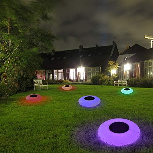 Blibly Solar LED Lights Inflatable,Swimming Pool Light Solar Floating Light Floating Pool Lights with Multi-Color LED Waterproof for Outdoor Garden (L) 1pc - Image 4