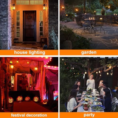 Hompavo 【Upgraded Flame Light Bulbs for Home Decor with Upside Down Effect - Image 2