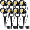 SUNVIE 12V Low Voltage LED Landscape Lights Outdoor with Spike Stand 8Pack by SUNVIE