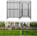 No Dig Decorative Garden Fence, 48in(H)×17.6ft(L), 8 Panels with Gate by FencePost