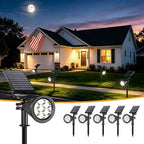 6Pack Solar Lights Outdoor IP65 Waterproof Landscape Spotlights 3000K by Unknown