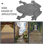 Toyvian Cast Iron Frog Stepping Stone, Garden Pathway Sculpture - Image 2
