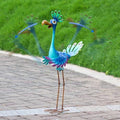 Natelf Metal Wacky Peacock Garden Outdoor Statue for Yard Patio 26 Inch by BuyNow
