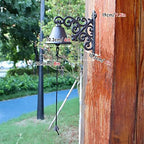 European Style Courtyard Doorbell - Wall Manually Shaking Bell for Farm Courtyard Residential Bar Grocery, Outdoor Weatherproof - Image 3