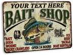 Fishing Décor For Home Custom Fishing Sign Bait Shop Sign Lake House Décor Cabin Wall Art Man Cave Décor Gifts For Him Lodge Décor 108122002070 by ChicoCreekSigns